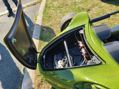 Front end with hood opening