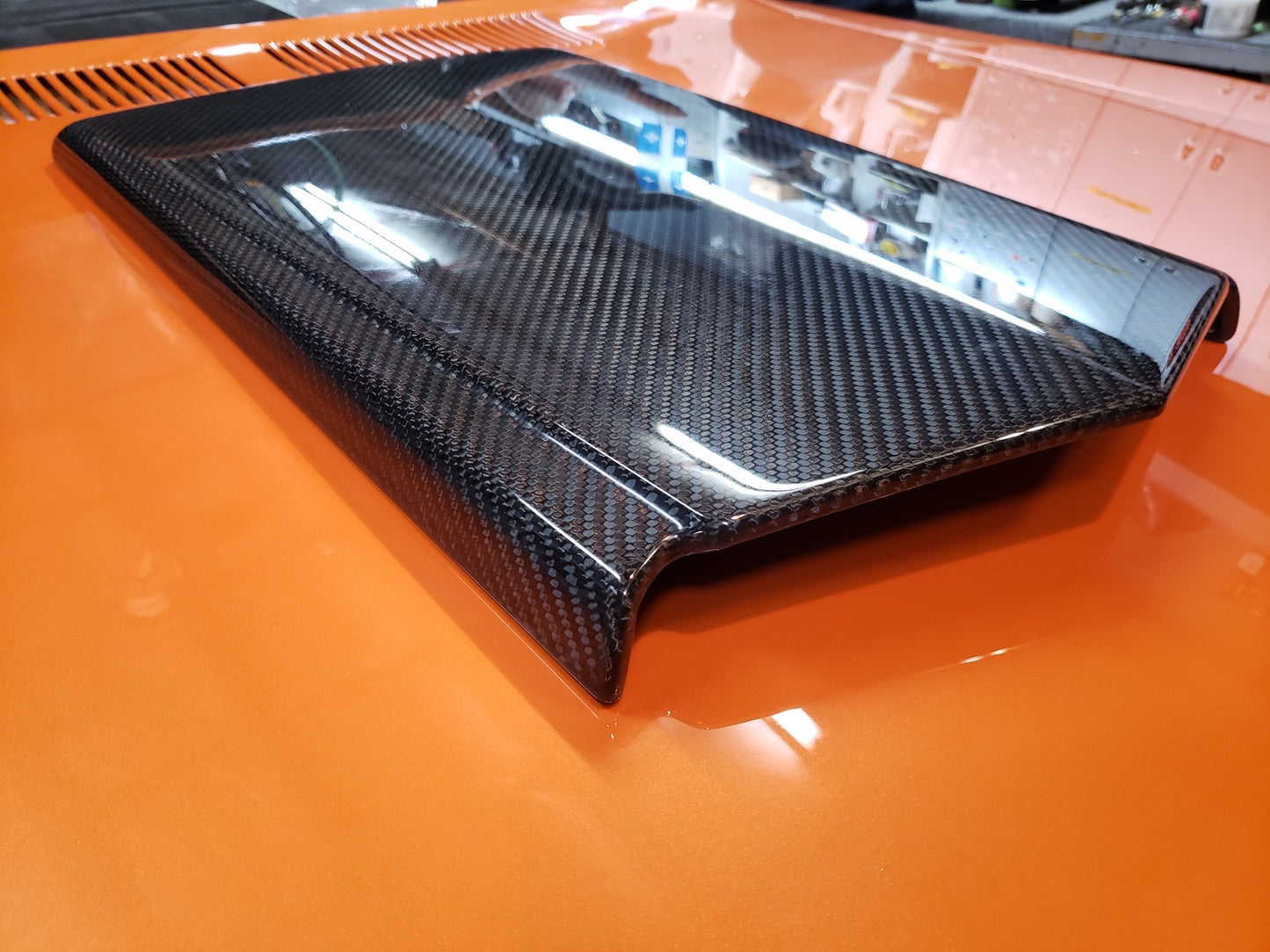 Buick hood scoop